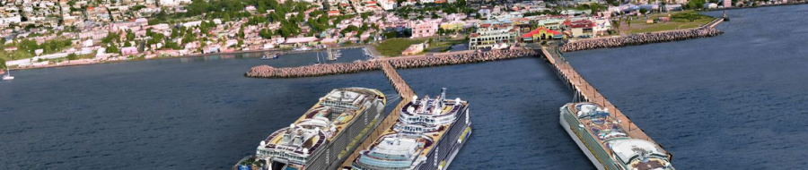 Brand New Oasis class Cruise Ship Pier in Saint Kitts