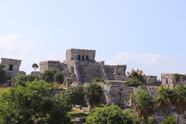 Ancient building on a Caribbean island 