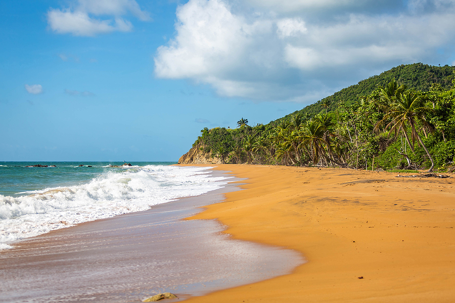 Flamenco Beach seaside shore Culebra Puerto Rico
