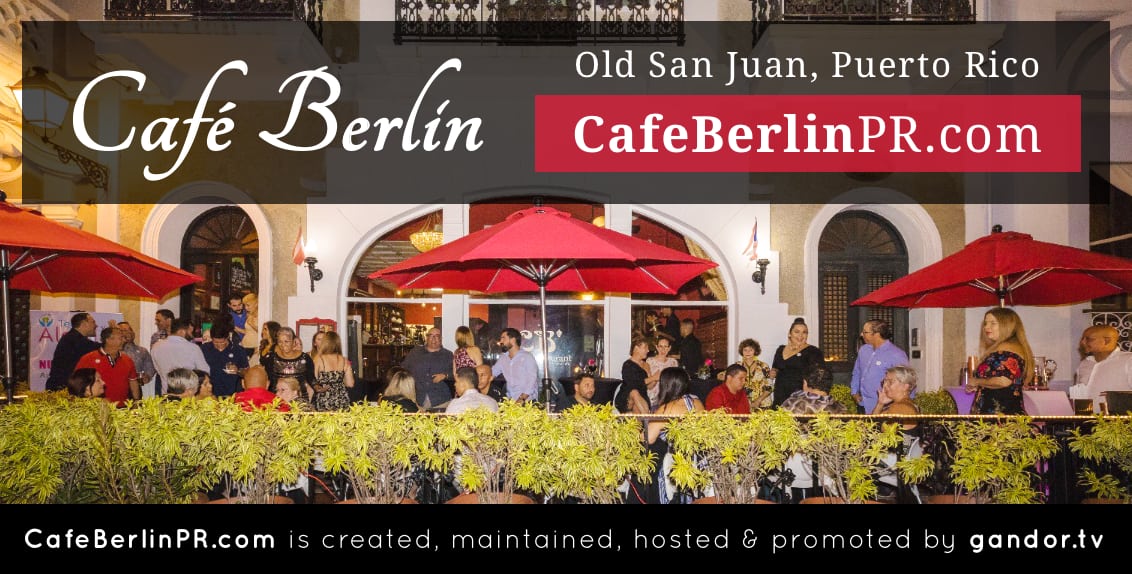 Cafe Berlin Restaurant Old San Juan, Puerto Rico
