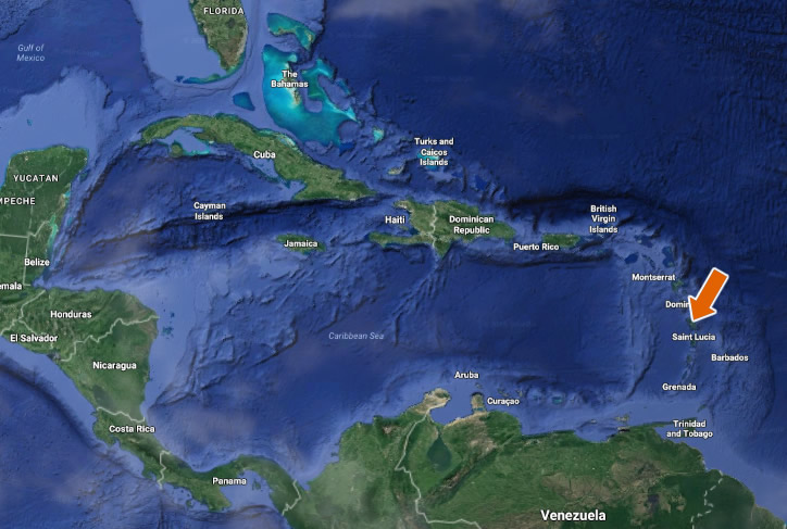 Martinique Caribbean Maps